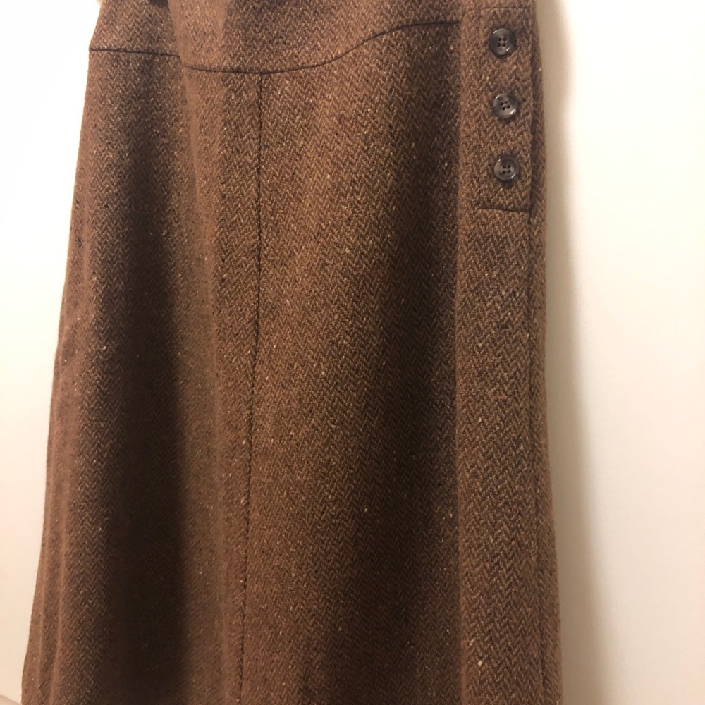 Max Mara weekend tweed wool A-line skirt